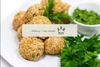 Alya mimosa salad balls...