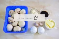 How to bake champignons whole in soy sauce in the ...