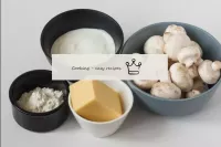 Para preparar champiñones apetecibles en crema agr...