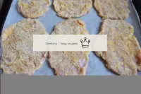 Prepare the baking tray for baking. Line it with c...