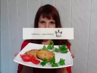 Wir servieren die Schnitzel mit Beilage für Ihren ...