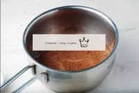 Pour cocoa and sugar into a saucepan, mix. ...