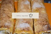 In 20 minutes, the delicious apple strudels with a...