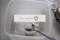 Prepare the salt mixture. To do this, combine salt...