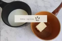 Transfer the butter to a small bucket and melt. Po...