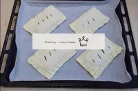 Line a baking tray with culinary parchment and put...