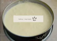 Pour the finished dough into a baking tin (20-22 c...