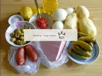 We will cook simple classic pickles with sausage -...