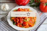 A honeycomb of vegetables is ready! Serve it as th...