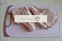 Rinse the steaks in running water and then dry com...
