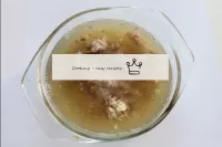 Remplir de bouillon, mélanger doucement jusqu'à ce...