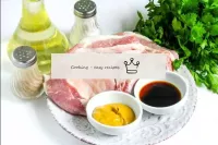 Prepare these products. Buy a pork loin with a wid...