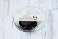 Wash and dry prunes. Take prunes large, soft and a...