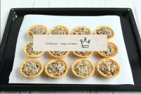 Fill the tartlets with mushroom julienne. ...