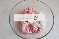 To make meatballs, combine the prepared minced mea...