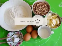 Products for cooking cakes. Flour must be sifted. ...