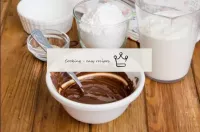 Melt the chocolate in a microwave or steam bath. L...