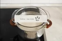 Hold the bowl in a water bath for 1-2 minutes. A l...