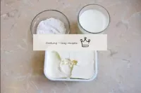 For the cream, chill the oily cream. And remove th...