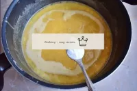 Remove the pan from the heat, immediately add the ...