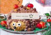 Torte igel aus keksen hausgemacht...