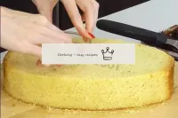 In a wide section of large cakes, make a surprise ...