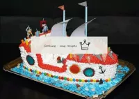 ケーキの船...