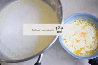 Add flour mixture to beaten eggs alternately, in s...