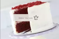 Colorless red velvet cake...