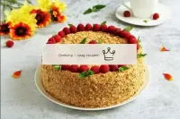 Optionally, you can decorate the cake before servi...