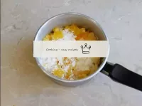 To make the filling, peel the oranges and cut the ...