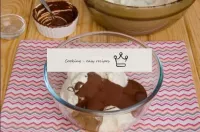 For chocolate ice cream, inject melted chocolate i...