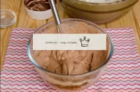 Mix thoroughly - so chocolate ice cream is ready. ...