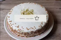 Decorate the cake to your liking and put it in the...