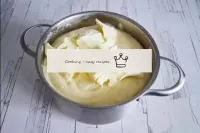 Introduce soft butter into the cooled custard. ...