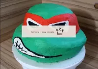 Ninja turtle cake without mastic...