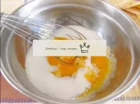 Separate proteins from yolks. Mix the yolks with s...