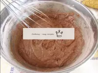 Pour in the dry mixture until it is over. It shoul...