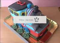 Thomas the engine cake...