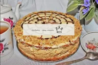 Der Spinnennetz-Kuchen ist fertig! Viel Appetit!...