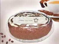 Mousse de gâteau avec crème à l'huile...