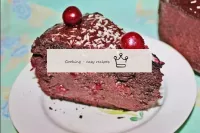 Cake Drunk cherry is ready! Refrigerate the cake t...