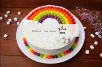 Rainbow cake...
