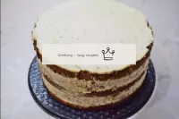 Remove the frozen cake from the ring using a sharp...