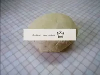 We form a ball from the finished dough, wrap it in...