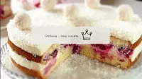 Gâteau cerise avec noix de coco...