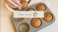 Muffin readiness can be checked using a wooden too...