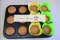 Bake the muffins in an oven preheated to 180 degre...