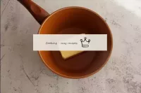 Transfer the butter to a small bucket and melt the...
