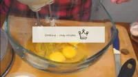 Break the five freshest eggs into a large bowl, ad...